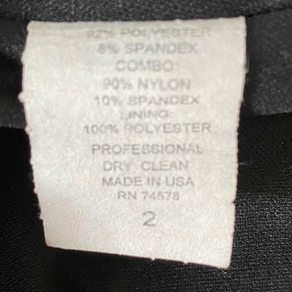 Cache full length black backless gown with rhinestone brooch - Size 4 - Picture 12 of 16